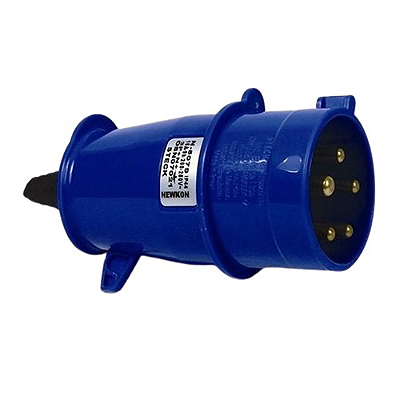 PLUG N-4079 4P 16A 220/240V AZ 9H STECK
