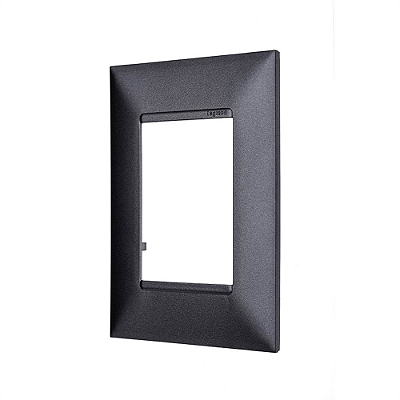 PLACA 3 POSTOS 4x2 PRETO ONIX 618503PO PIAL PLUS+