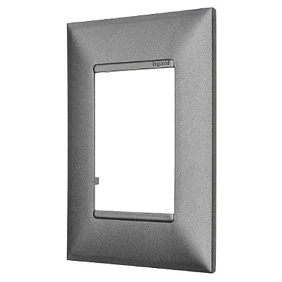 PLACA 3 POSTOS 4x2 ALUMINIO 618503AL PIAL PLUS+