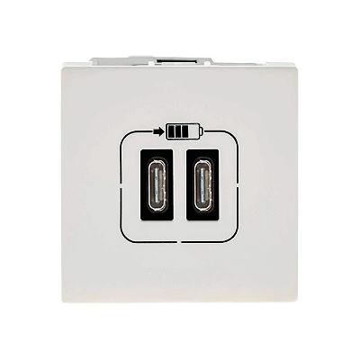 CARREGADOR TIPO C 2xUSB 3A BR 615096BC PIAL PLUS+