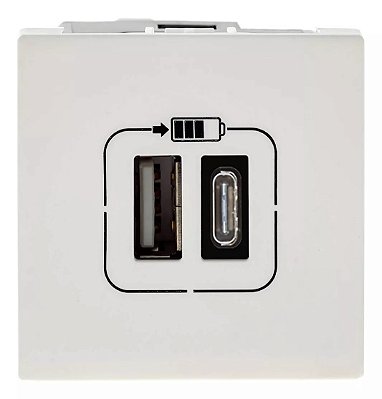 CARREGADOR TIPO A+C 2xUSB 3A BR 615095BC PIAL PLUS+