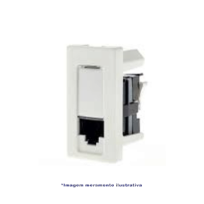 TOMADA DADOS LCS RJ45 CAT5e BR 615045BC PIAL PLUS+