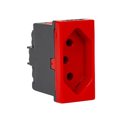 TOMADA 2P+T 10A VM BORNE AUTOMÁTICO 615039VM PIAL PLUS+