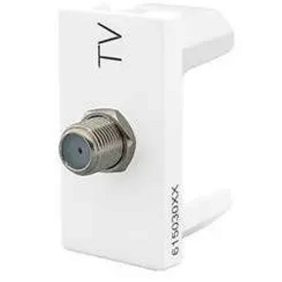 TOMADA ANTENA TV TIPO F BR 615030BC PIAL PLUS+