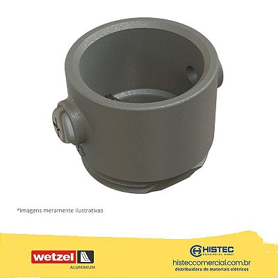 POLIWETZEL MULT. CONECTOR COM PINTURA 3/4 PARA ELETRODUTO DE 1/2" E001130020 WETZEL