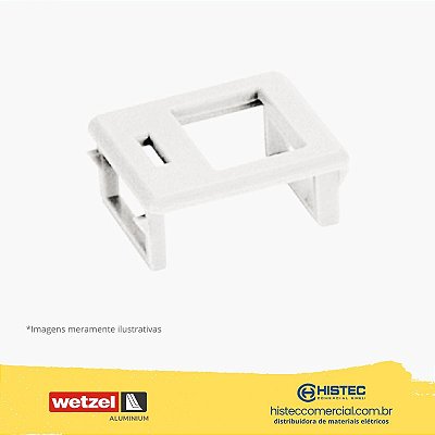 MOLDURA BRANCA MRJB PARA RJ-45 FRAME E073050003 WETZEL
