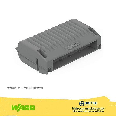 GELBOX 207-1433 CAIXA IP68 PARA CONECTOR 221 6MM2 TAM 3 WAGO