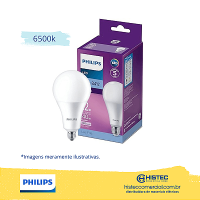 LÂMPADA LED bulbo Philips A75 22W 2300 lumens E27 BIVOLT 6500K