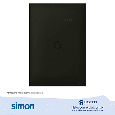 PLACA 4x2 CEGA PRETO FOSCO SIMON 35.600-44