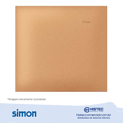 PLACA 4x4 CEGA ROSE GOLD SIMON 35.600-63