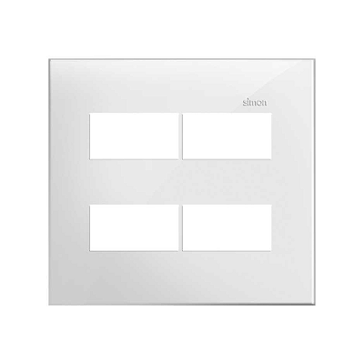 PLACA 4x4 4P HORIZONTAL SEP. BR SIMON 35.612-50