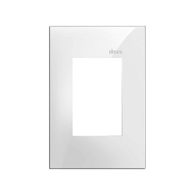 PLACA 4x2 3P HORIZONTAL BRANCA SIMON 35.613-30