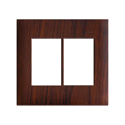 PLACA 4x4 6P HORIZONTAL TABACO SIMON 35.613-62