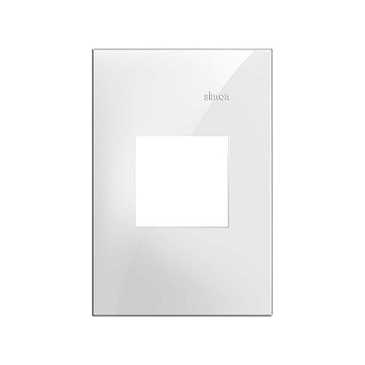 PLACA 4x2 2P HORIZONTAL BRANCA SIMON 35.622-30