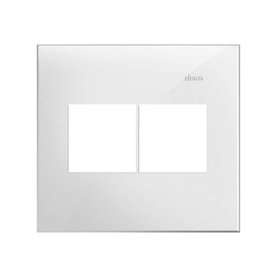 PLACA 4x4 4P HORIZONTAL BRANCA SIMON 35.622-50