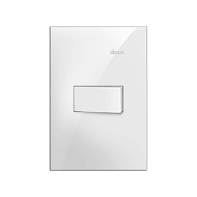 CONJUNTO INTERRUPTOR PARALELO HORIZONTAL 4x2 10A 250V BRANCA SIMON 35.933-30