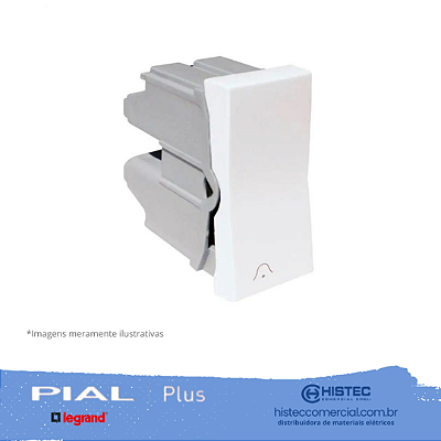 PULSADOR CAMPAINHA COM BORNE AUTOMÁTICO PIALPLUS 611012
