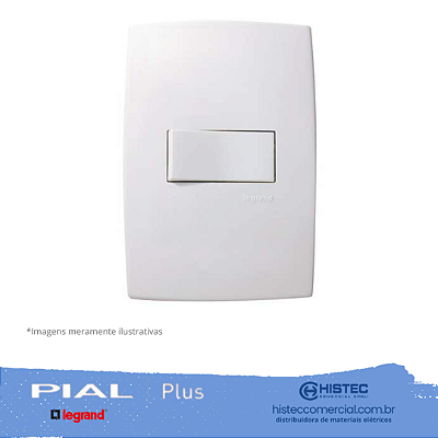 CONJUNTO INTERRUPTOR PARALELO HORIZONTAL 4x2 PIALPLUS 611111