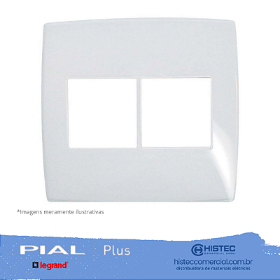 PLACA 4X4 GLOSS COM 2+2 POSTOS PIALPLUS 618532
