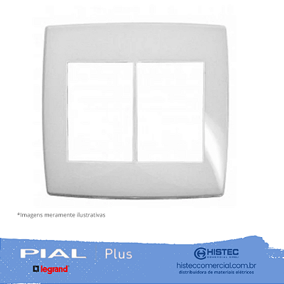 PLACA 4X4 GLOSS COM 3+3 POSTOS PIALPLUS 618536