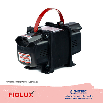 AUTO TRANSFORMADOR  500VA 10A BIVOLT PREMIUM 3P FIOLUX 10103019111