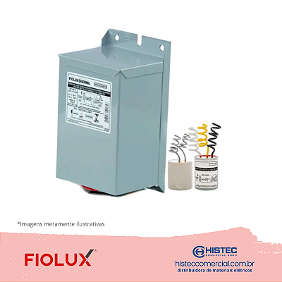 REATOR VAPOR METALICO 250W 220V AFP INTERNO TUNG FIOLUX