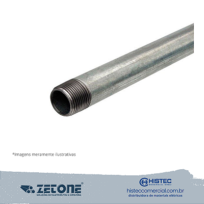 ELETRODUTO GALVANIZADA A FOGO 1/2" COM PAREDE 0,75 ZETONE