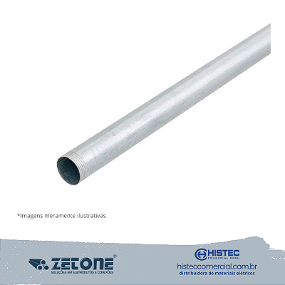 ELETRODUTO GALVANIZADO ELETROLÍTICO MÉDIO1 1.1/4" (1,20) ZETONE