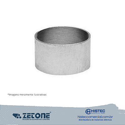 LUVA GALVANIZADO ELETROLÍTICA 1" ZETONE