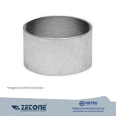 LUVA GALVANIZADO ELETROLÍTICA 2" ZETONE