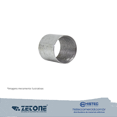 LUVA GALVANIZADO A FOGO 1/2" ZETONE
