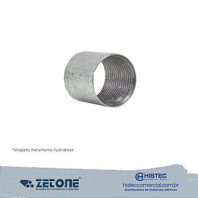 LUVA GALVANIZADO A FOGO 3/4" ZETONE
