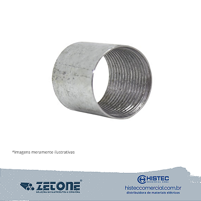 LUVA GALVANIZADO A FOGO 1.1/2" ZETONE