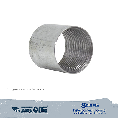 LUVA GALVANIZADO A FOGO 2" ZETONE
