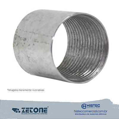 LUVA GALVANIZADO A FOGO 4" ZETONE