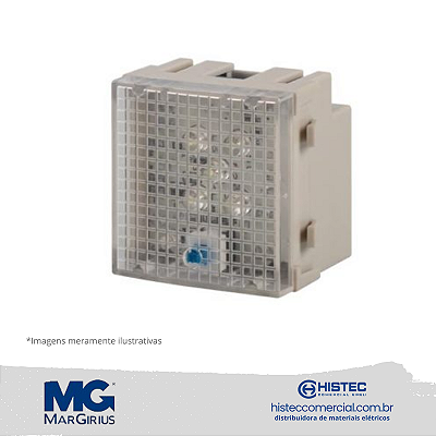 LUZ DE EMERGENCIA 5 LEDS BIVOLT SLEEK BR 15573 MARGIRIUS