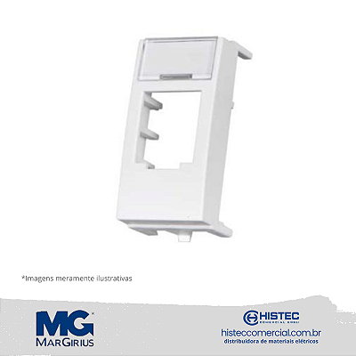 MÓDULO VAZIO PARA RJ45 MARGIRIUS SLEEK BR 15761