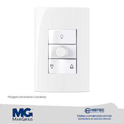 CONJUNTO CONTROLE DE VENTILADOR 500W 220V MARGIRIUS SLEEK BR 15803