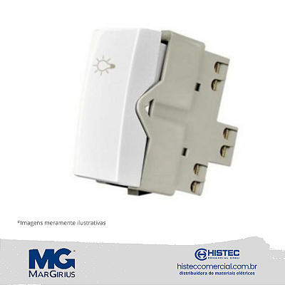 PULSADOR MINUTERIA 2A 250V MARGIRIUS SLEEK BR 16051