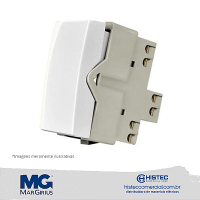 MÓDULO INTERRUPTOR PARALELO 10A 250V MARGIRIUS SLEEK BR 16060