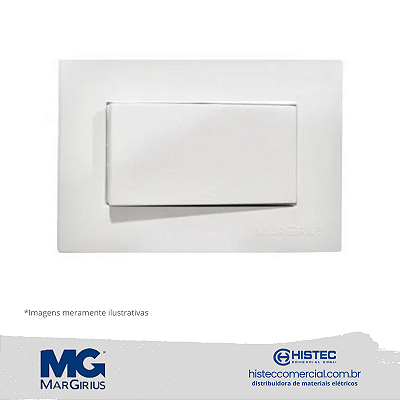 CONJUNTO INTERRUPTOR INTERMEDIARIO 10A 250V PARA MOVEIS MARGIRIUS SLEEK BR 16149