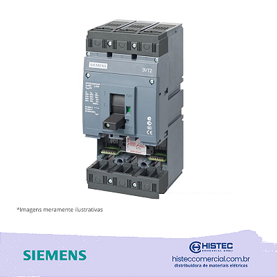 DISJUNTOR 3P SEM DISPARADOR 3VT2725-3AA36-0AA0 100KA SIEMENS