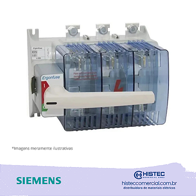 SECCIONADORA ERGONFUSE SOB CARGA 250A 3P COM PORTA-F SIEMENS