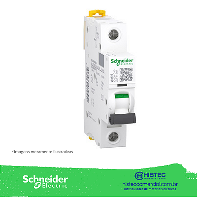 DISJUNTOR ACTI9 IC60N 1 POLO 40A CURVA C 10KA 220V A9F74140 SCHNEIDER