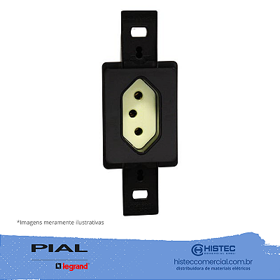 SILENTOQUE 054353 TOMADA 2P+T 20A PARA 3 MODULOS SEM PLACA PIAL