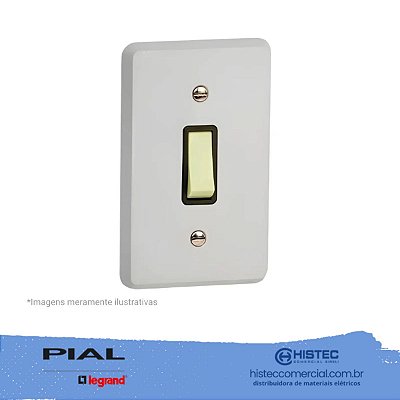 SILENTOQUE 1101 INTERRUPTOR PARALELO COM PLACA PIAL