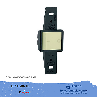 SILENTOQUE 2007 INTERRUPTOR INTERMEDIARIO TOMADA DUPLA SEM PLACA PIAL
