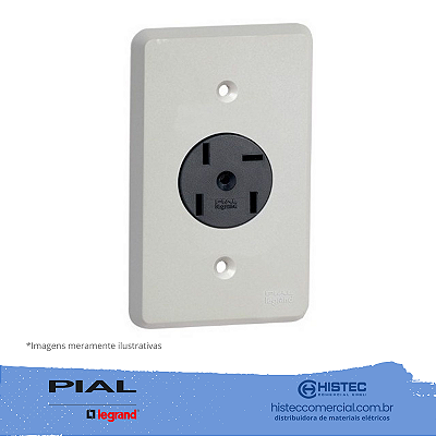 SILENTOQUE 5103 TOMADA TELEFONE 4P P.TELEBRAS COM PLACA PIAL