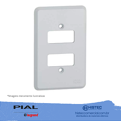 SILENTOQUE 8506 PLACA COM 2 POSTOS SEPARADOS 4x2 PIAL