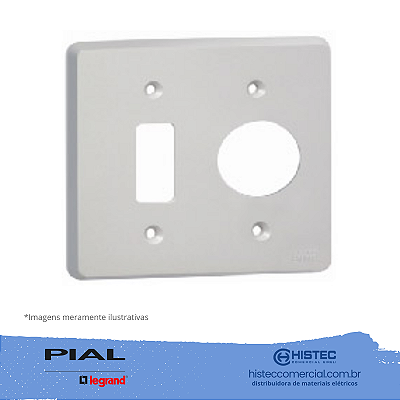 SILENTOQUE 8515 PLACA COM 1 POSTO + 1 REDONDO 4x4 PIAL